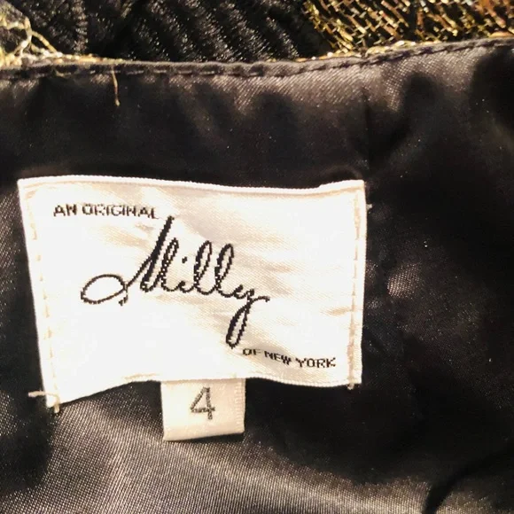 Milly Lace overlay sleeveless sheath mini dress 4 - Picture 4 of 16